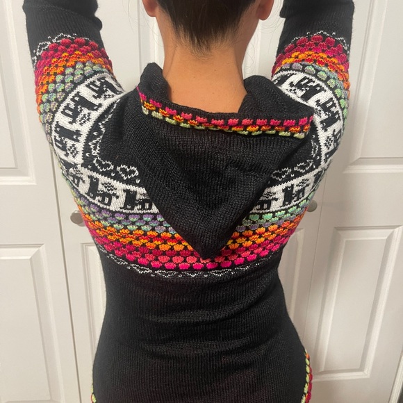 B1711 Bohemian hoodie sweater - Picture 6 of 8